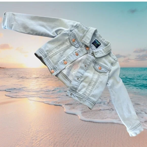 Toddler blue jean jacket Size 4T - Picture 6 of 7